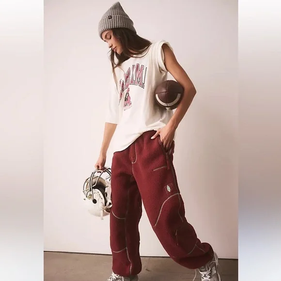 Free People Hit The Slopes Fleece Pants Size XS NWT - Picture 1 of 12